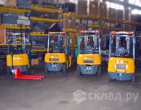 Вилочные погрузчики GROS Вилочные погрузчики GROS