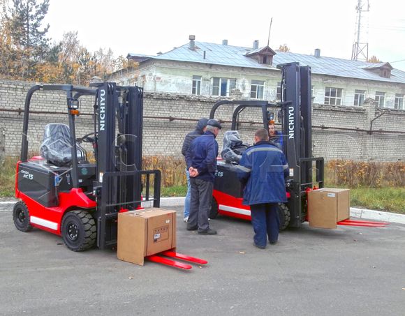 Два электропогрузчика Nichiyu поставлены на производство АО ДПО «Пластик» Два электропогрузчика Nichiyu поставлены на производство АО ДПО «Пластик»