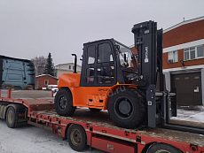 Новый дизельный погрузчик GROS отправился в Тулу для выполнения производственных задач