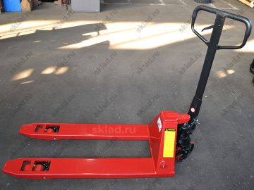 Тележка гидравлическая рохля 3500 кг GROS GF3500 (полиуретановые колеса)