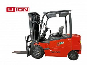 Электропогрузчик вилочный 3.5 тонны GROS LG35B-Li (батарея Li-ion, завод LONKING)