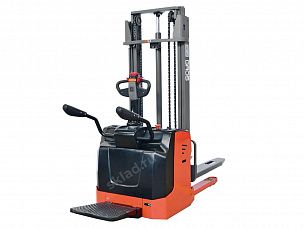 Высотный штабелер 1500 кг с платформой и мачтой 5 метров GROS MB1550LC (аккумулятор AGM, завод MIMA)