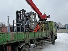 Отгрузка вилочного погрузчика GROS LG35DT с японским двигателем 